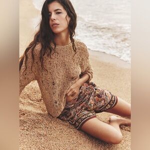 ZARA TEXTURED KNIT SWEATER